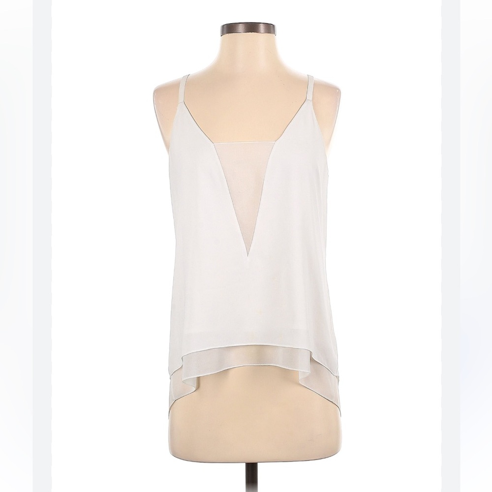 BCBG Maxazria White Tank Top